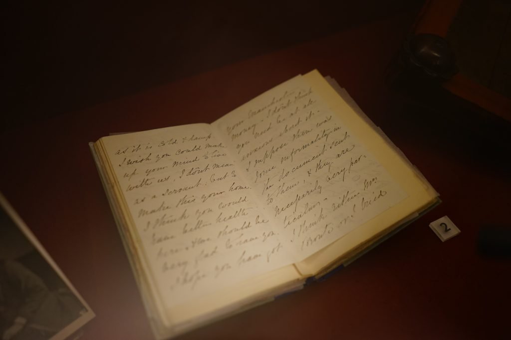 a diary from the parsonage museum in Haworth