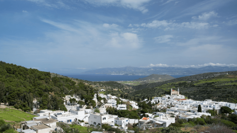 lefkes in paros, greece
