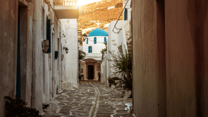 Parikia is one of the best places to stay for travellers