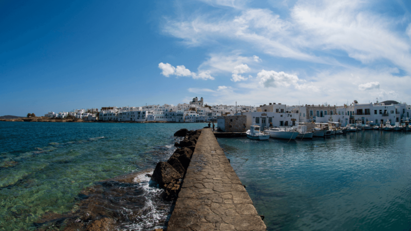 Naousa town in paros makes one of the best places to stay