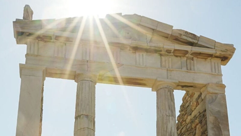 the temple in delos