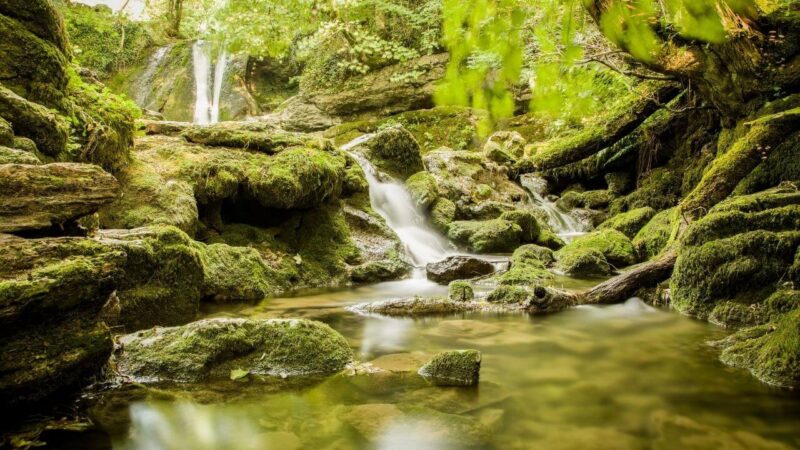 Janet's Foss waterfall