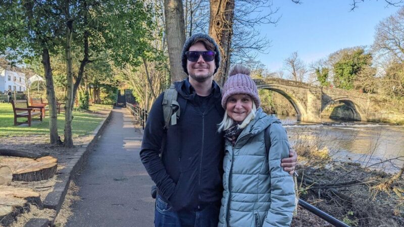 adam and his mum!