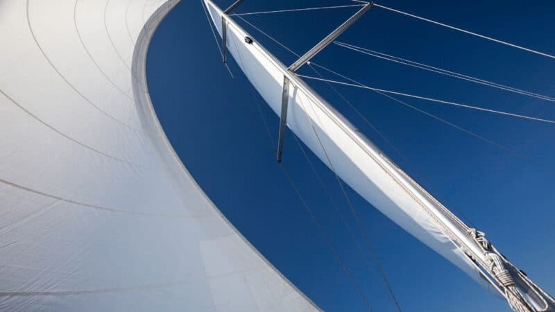 sails on a sailboat