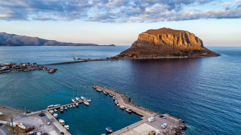 Monemvasia is definitely one of the best Greek beach towns