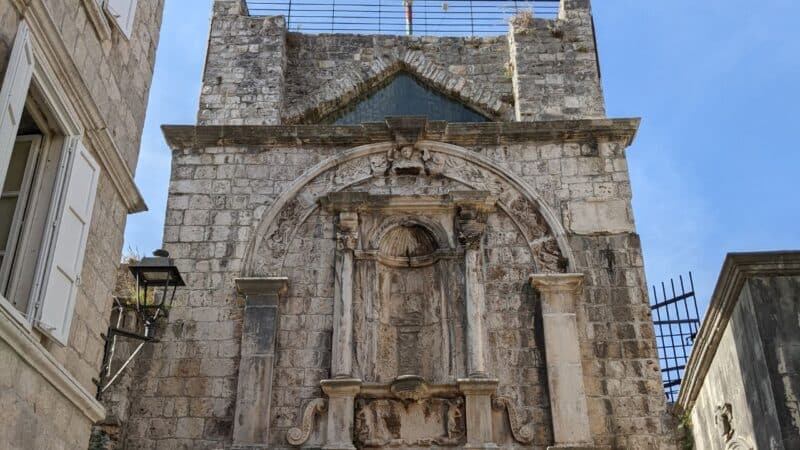 an old church in korcula