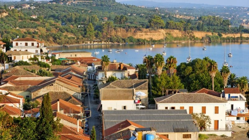 the town of koroni in the peloponnese