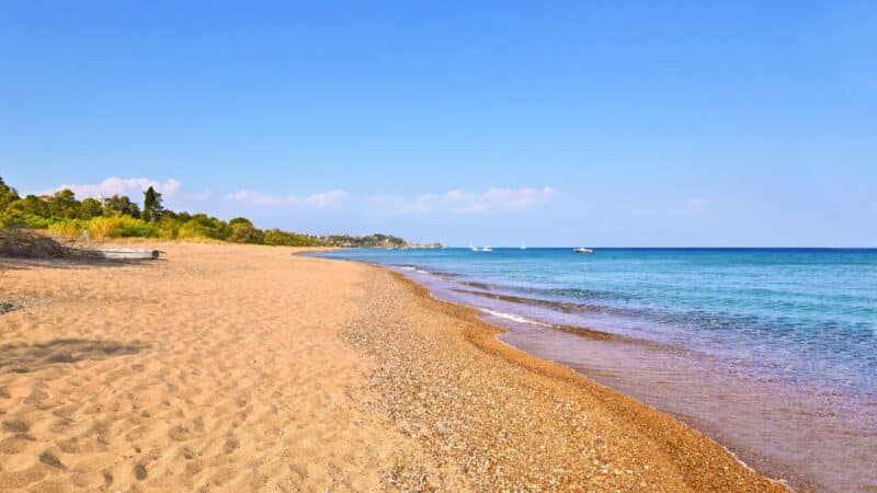 a beautiful greek beach