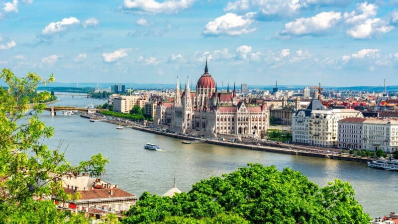 a view over budapest and all the wonderful boutique hotels