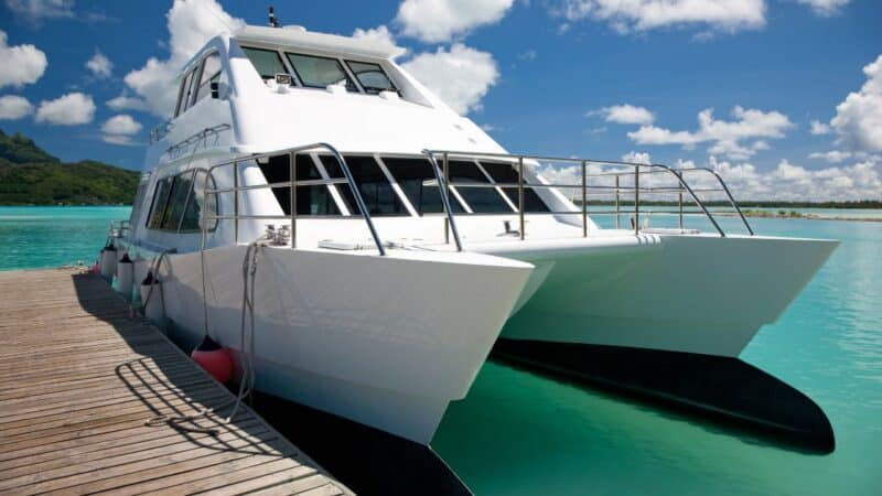 a power catamaran