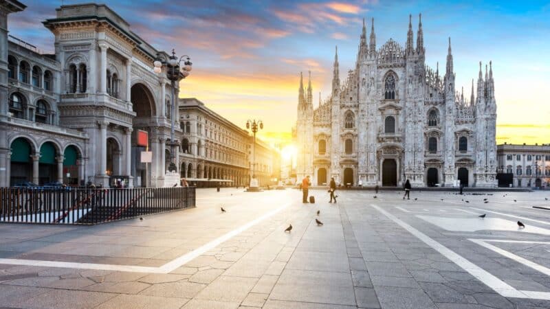 the duomo di milano in milan, italy