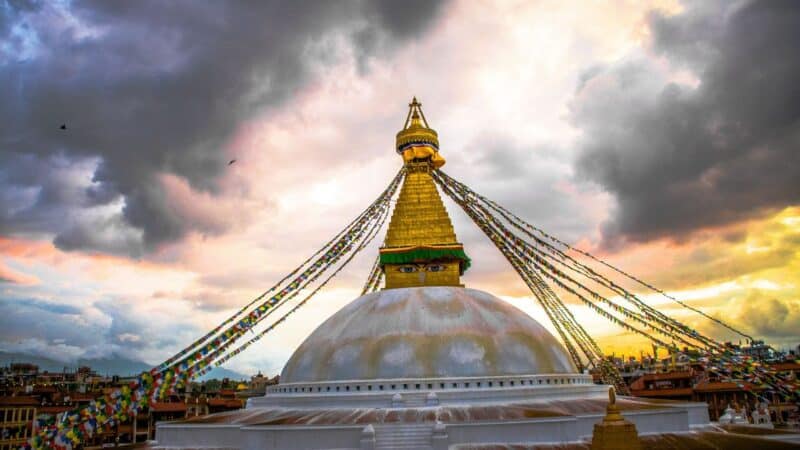 a buddhist monastery in nepal