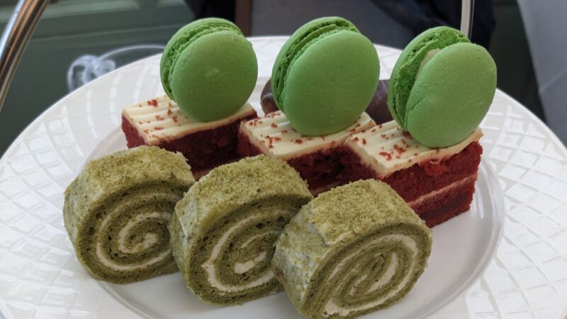 cakes from unique afternoon tea in hampshire