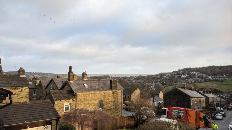 the view from a sykes holiday cottage in haworth