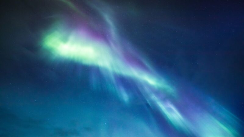 the view of the northern lights from one of icelands best glass igloos
