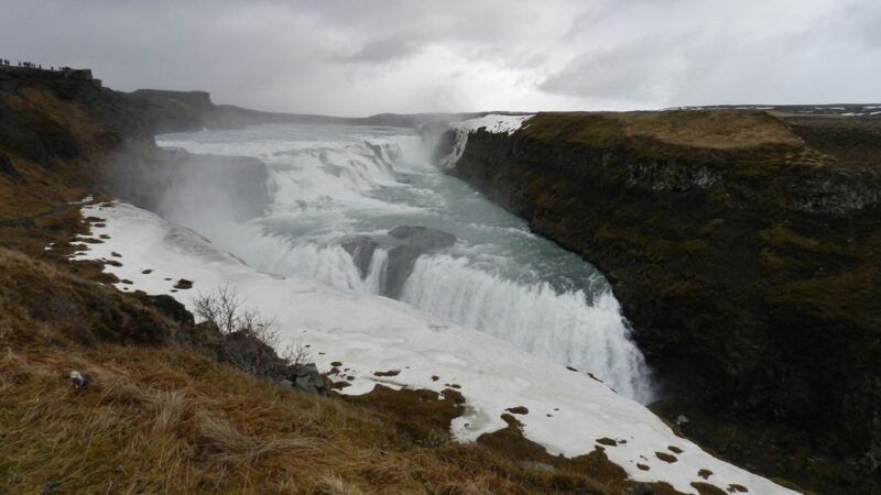 one of icelands beautiful waterfalls