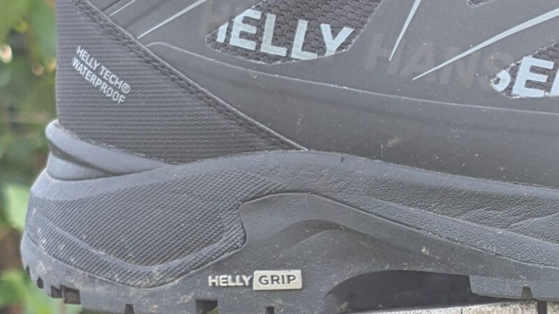 a close up of the Helly Hansen Cascade boots
